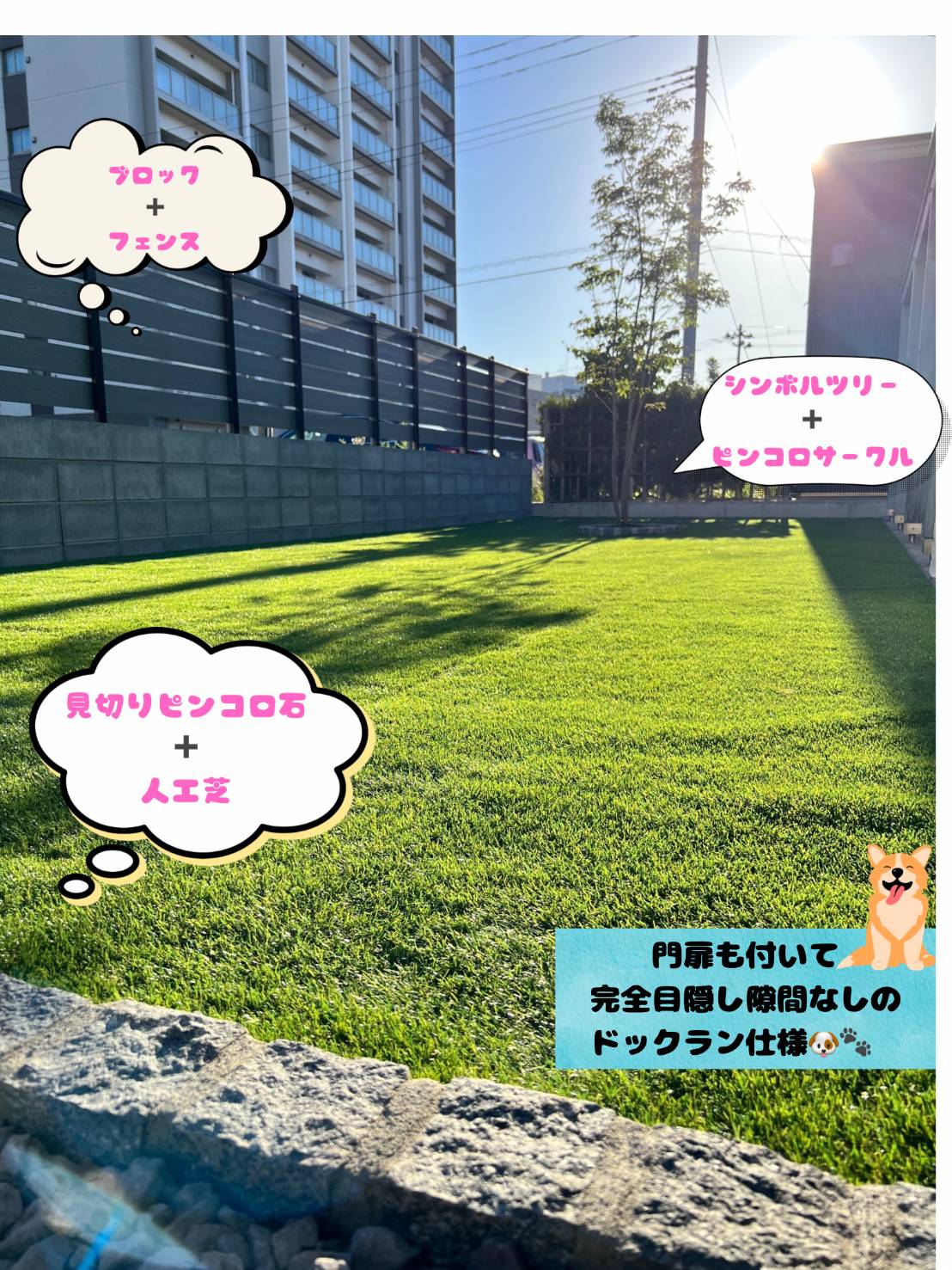 ドッグラン人工芝