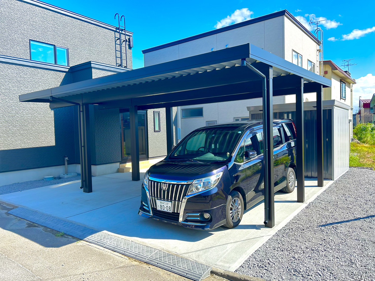 秋田　湯沢市　外構工事